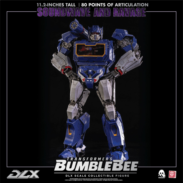 Three Zero Transformers: Bumblebee - DLX Soundwave and Ravage