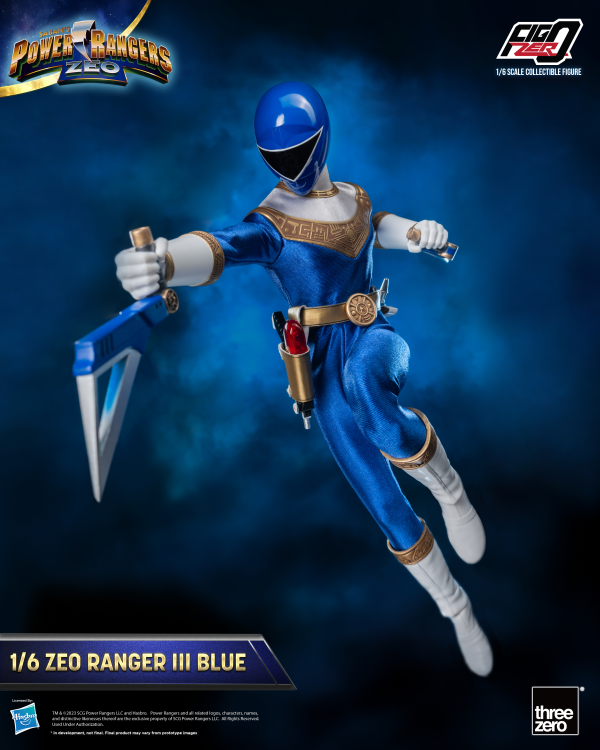 Three Zero Power Rangers Zeo - FigZero 1/6 Zeo Ranger III Blue