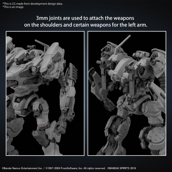 BANDAI Hobby 30MM ARMORED CORE Ⅵ FIRES OF RUBICON RaD CC-2000 ORBITER