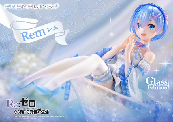 Prime 1 Studio PRISMA WING  Re:ZERO -Starting Life in Another World-  Rem Glass Edition  1/7 Scale Pre-Painted Figure | 4580708049502