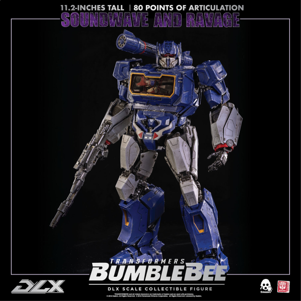 Three Zero Transformers: Bumblebee - DLX Soundwave and Ravage