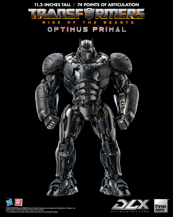 Three Zero Transformers: Rise of the Beasts - DLX Optimus Primal