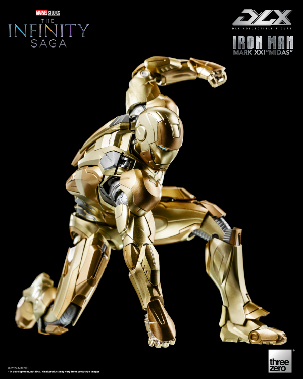 threezero Marvel Studios: The Infinity Saga - DLX Iron Man Mark 21 “Midas”(4895250815452)(4895250815452)