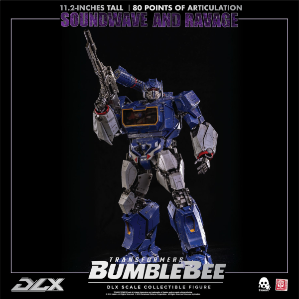 Three Zero Transformers: Bumblebee - DLX Soundwave and Ravage