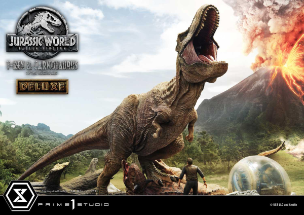 Prime 1 Studio Legacy Museum Collection Jurassic World: Fallen Kingdom (Film) Tyrannosaurus-Rex & Carnotaurus 1/15 scale Deluxe Version | 4580708034874