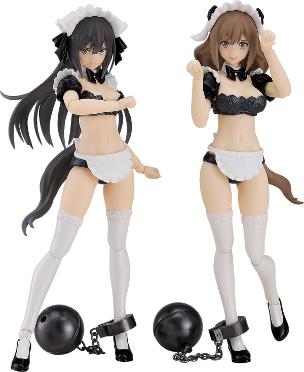 Good Smile Company PLAMAX GP-07 Underwear Body Girl Ran & Jelly: Maid Ver. Set