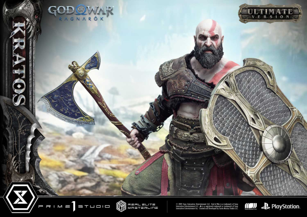 Prime 1 Studio Real Elite Masterline God of War: Ragnarok Kratos Ultimate Bonus Version(4582647120809)(4582647120809)