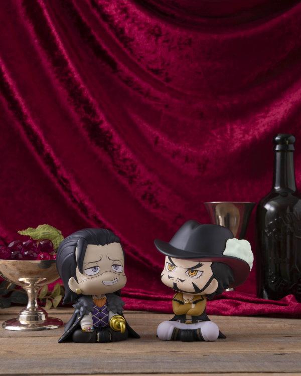 MegaHouse Lookup ONE PIECE Dracule Mihawk＆Crocodile set【with gift】 | 4535123839665