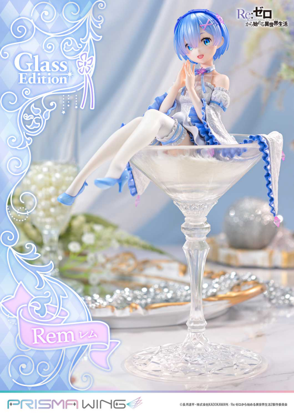 Prime 1 Studio PRISMA WING  Re:ZERO -Starting Life in Another World-  Rem Glass Edition  1/7 Scale Pre-Painted Figure | 4580708049502