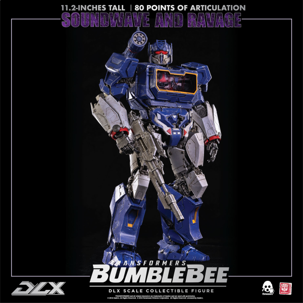 Three Zero Transformers: Bumblebee - DLX Soundwave and Ravage