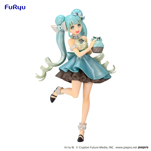 FURYU Corporation Hatsune Miku SweetSweets Series Figure-Hatsune Miku Chocolate Mint Pearl Color-