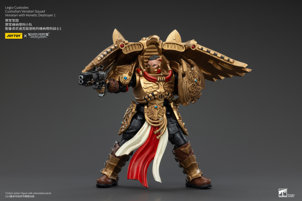 JOYTOY Legio Custodes Custodian Venatari Squad Venatari with Kenetic Destroyer 1(6927054400775)(6927054400775)