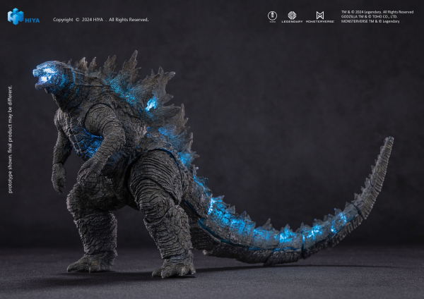 HIYA TOYS Exquisite Basic+ Series None Scale 7 Inch Heat Ray Godzilla Light Ver.(6957534204067)(6957534204067)