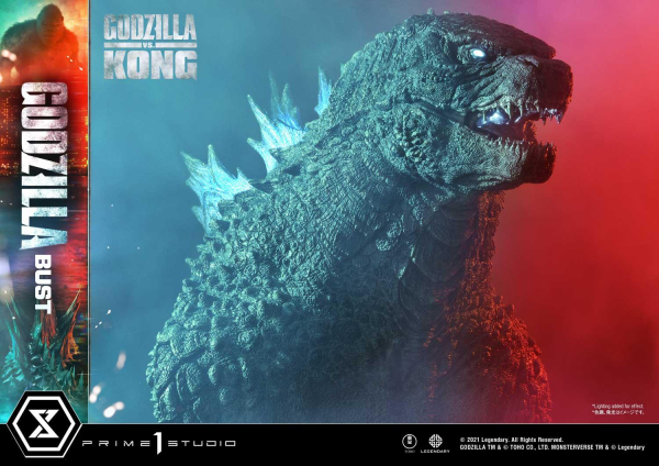 Prime 1 Studio Life Size Bust Godzilla vs Kong (Film) Godzilla Bonus Version | 4580708030975