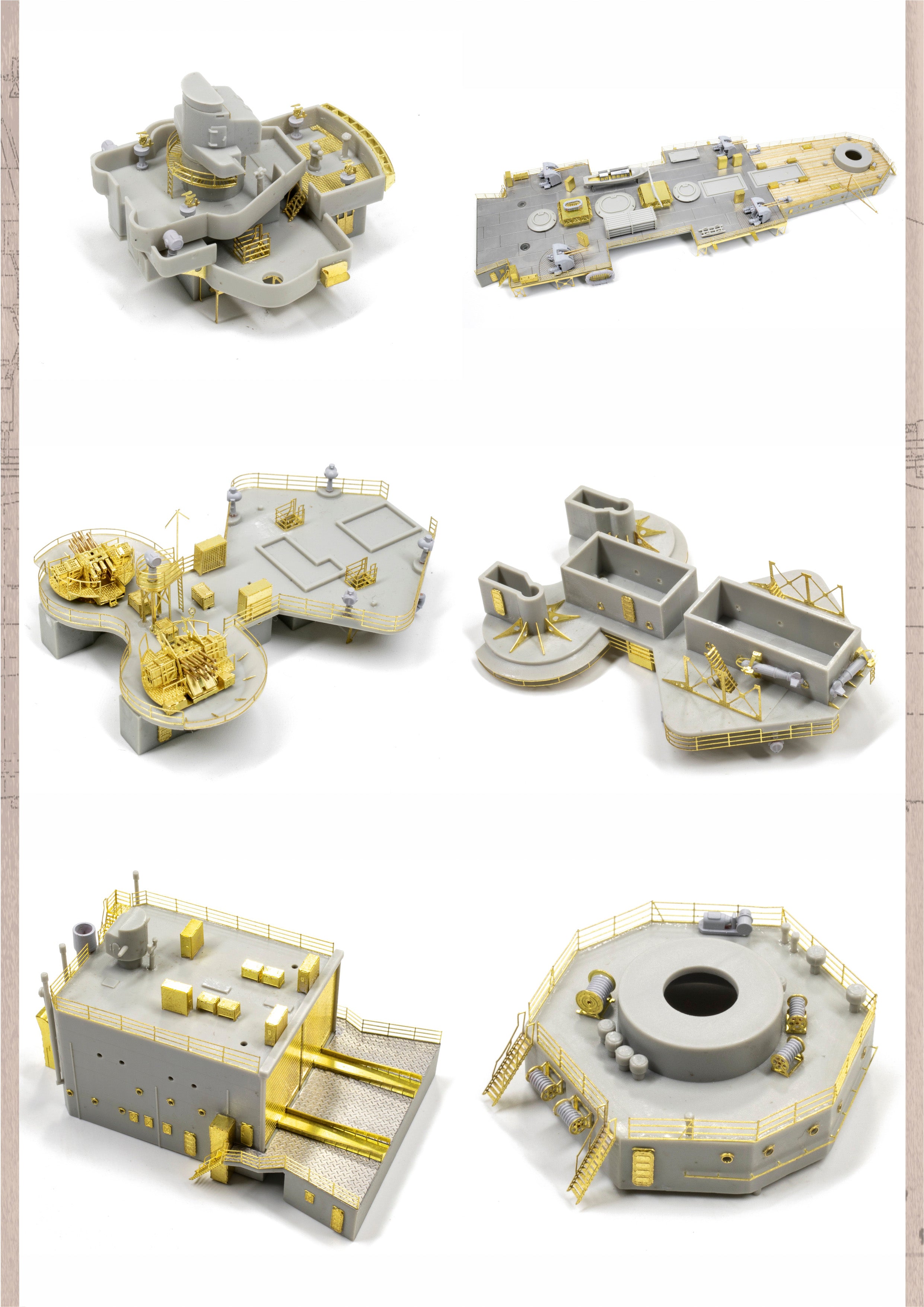 Very Fire 1/700 USS Montana Class Detail Up Set (For Very Fire)