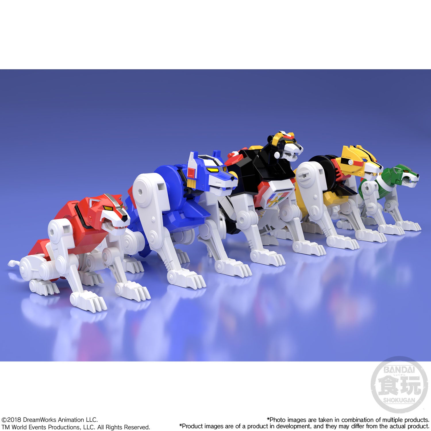 Bandai Voltron (Exclusive Set) *SDCC 2018* 'Voltron', Bandai Super Mini Pla