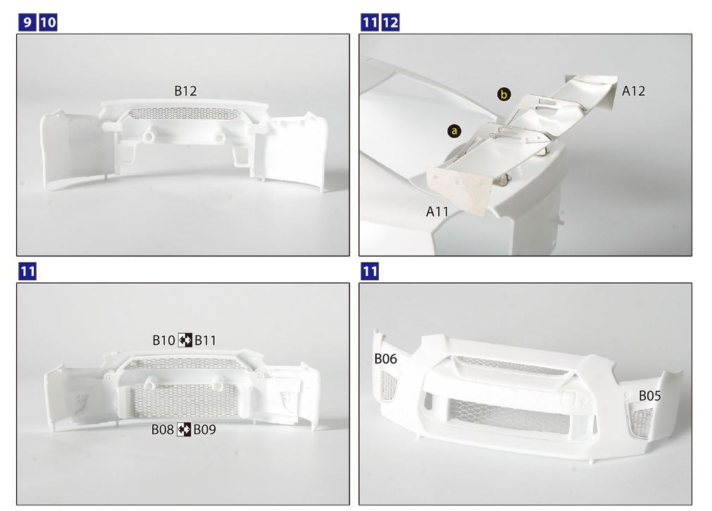 Aoshima LB Works R35 GT-R DETAIL UP Parts