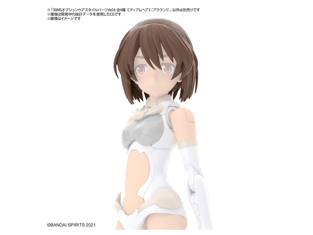 Bandai 30 Minute Sisters Option Hair Style Parts Vol.6