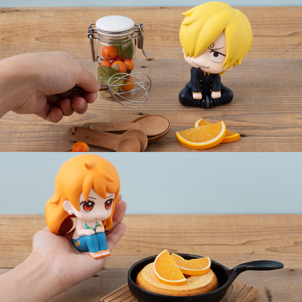 MegaHouse Lookup ONE PIECE Sanji＆Nami set 【with Cloche & Orange】