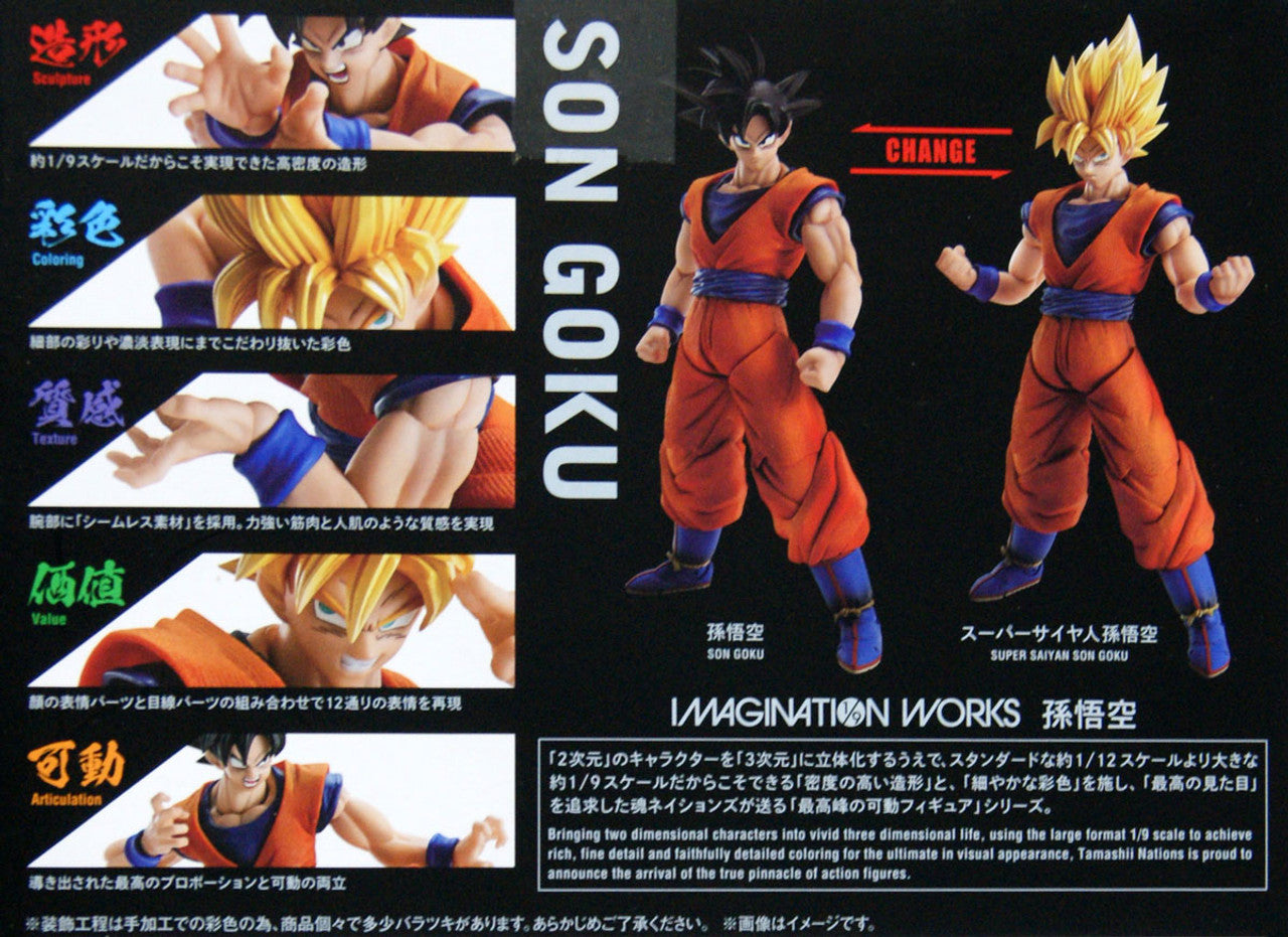 BANDAI Spirits Son Goku "Dragon Ball Z", Bandai Tamashii Nations Imagination Works