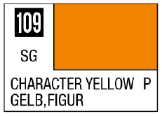 Mr Hobby Mr Color Spray - S109 Character Yellow (Semi-Gloss/Primary) | 4973028928679