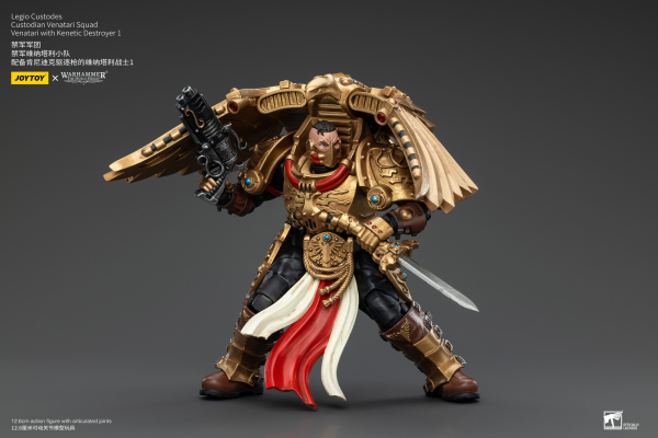 JOYTOY Legio Custodes Custodian Venatari Squad Venatari with Kenetic Destroyer 1(6927054400775)(6927054400775)