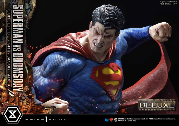 Prime 1 Studio Ultimate Museum Masterline Superman (Comics) Superman VS Doomsday (Concept By Jason Fabok) Deluxe Version(4580708034164)(4580708034164)