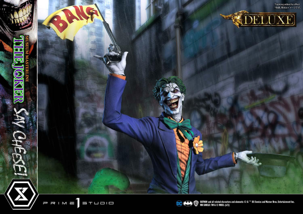 Prime 1 Studio Museum Masterline Batman (Comics) The Joker - Say Cheese DX Bonus Version | 4580708035123