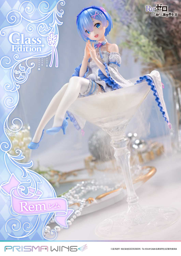 Prime 1 Studio PRISMA WING  Re:ZERO -Starting Life in Another World-  Rem Glass Edition  1/7 Scale Pre-Painted Figure | 4580708049502