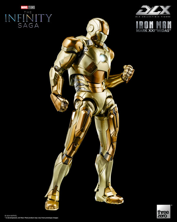 threezero Marvel Studios: The Infinity Saga - DLX Iron Man Mark 21 “Midas”(4895250815452)(4895250815452)