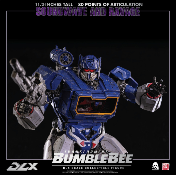 Three Zero Transformers: Bumblebee - DLX Soundwave and Ravage