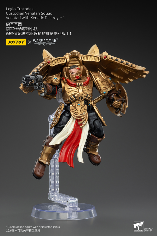 JOYTOY Legio Custodes Custodian Venatari Squad Venatari with Kenetic Destroyer 1(6927054400775)(6927054400775)