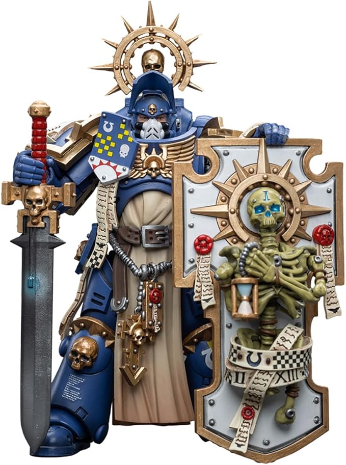 Joy Toy Ultramarines Primaris Captain with Relic Shield and Power Sword