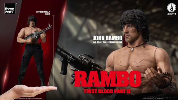 Three Zero Rambo: First Blood Part II - 1/6 John Rambo