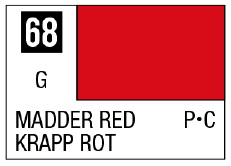 Mr Hobby Mr Color Spray - S68 Red Madder (Gloss/Primary) | 4973028928518