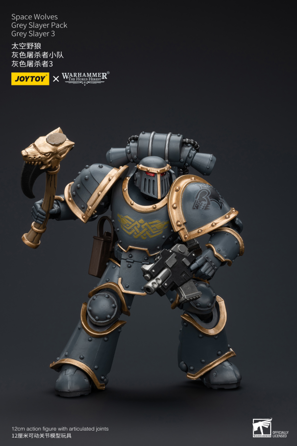 Joy Toy Space Wolves Grey Slayer Pack Grey Slayer3(6973130376076)(6973130376076)