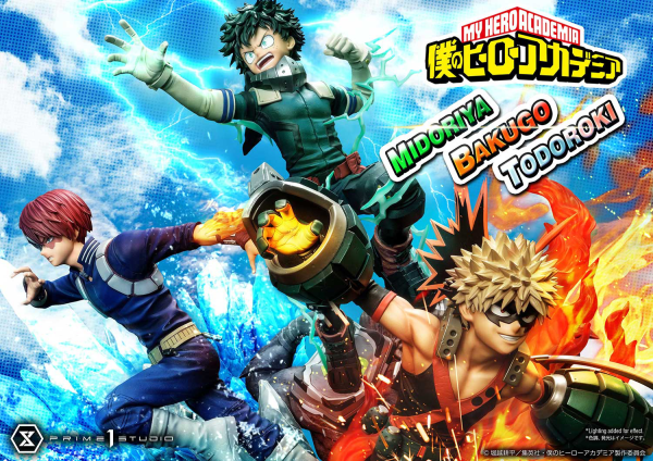 Prime 1 Studio Ultimate Premium Masterline My Hero Academia Midoriya, Bakugo & Todoroki(4582535945798)(4582535945798)