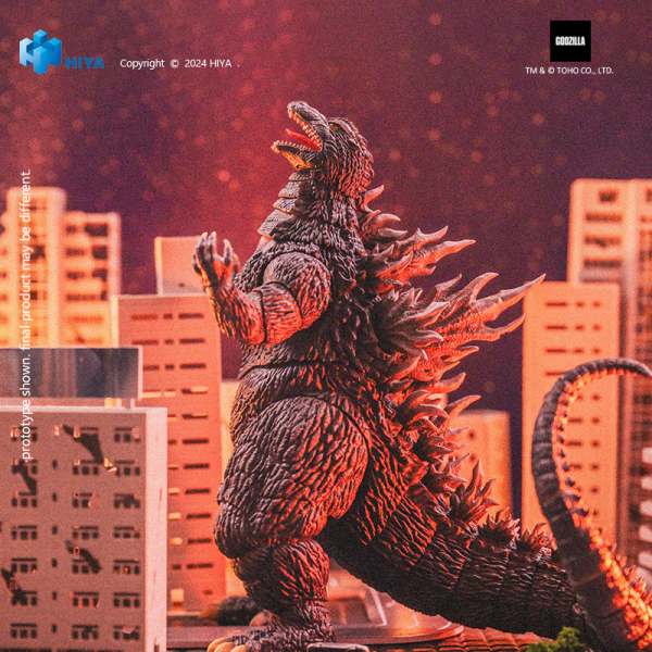 HIYA TOYS Exquisite Basic Series None Scale 7 Inch GODZILLA AGAINST MECHAGODZILLA 2002 Godzilla(6957534204074)(6957534204074)