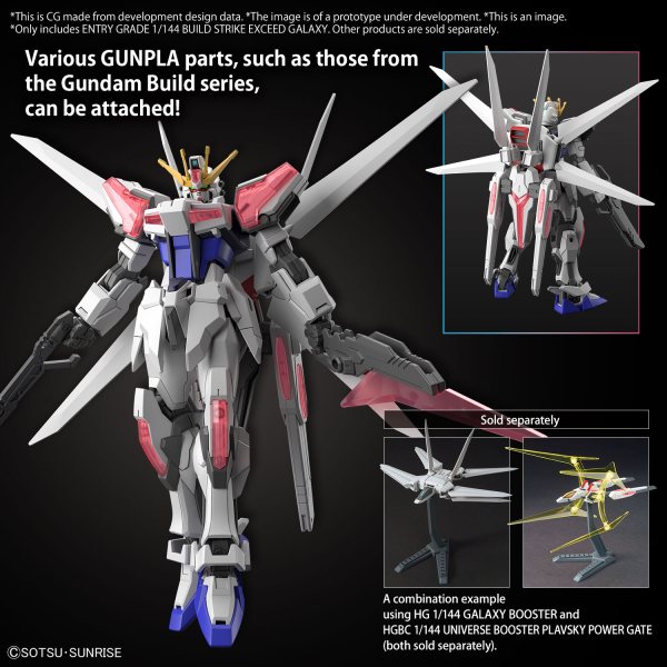 BANDAI Hobby ENTRY GRADE 1/144 BUILD STRIKE EXCEED GALAXY