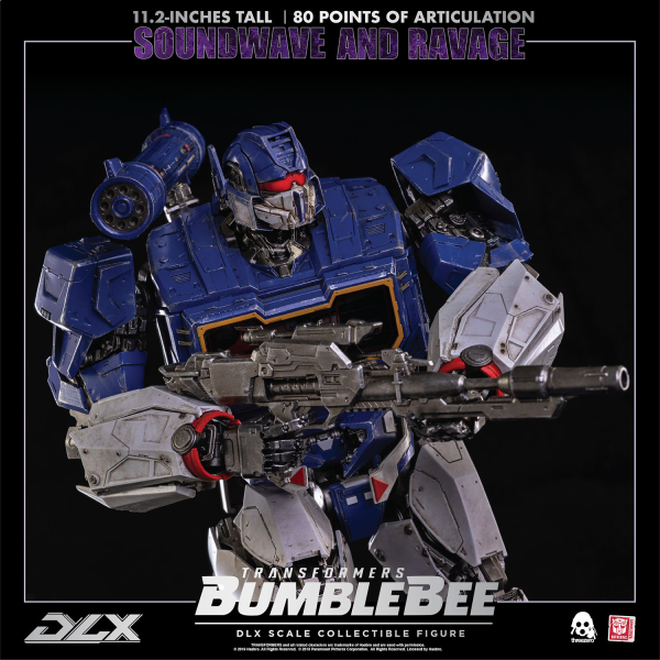 Three Zero Transformers: Bumblebee - DLX Soundwave and Ravage