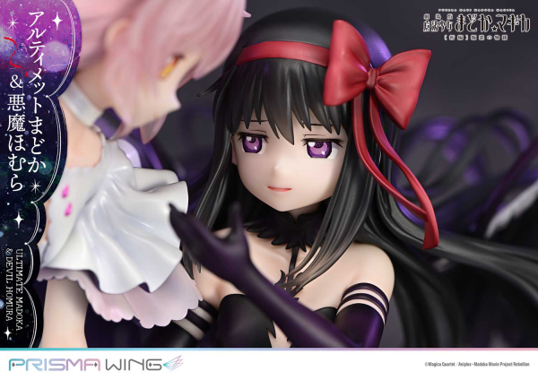 Prime 1 Studio  PRISMA WING Puella Magi Madoka Magica The Movie -Rebellion- Ultimate Madoka & Devil Homura 1/7 Scale Pre-Painted Figure(4582647120694)(4582647120694)