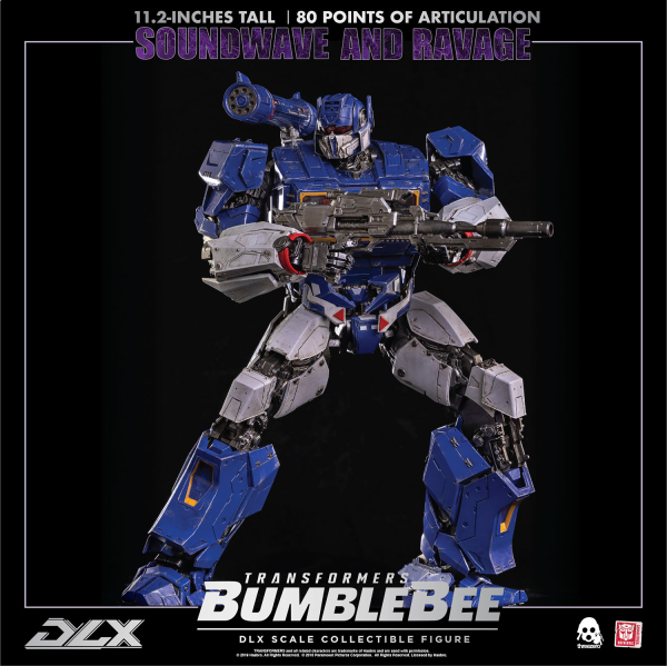 Three Zero Transformers: Bumblebee - DLX Soundwave and Ravage