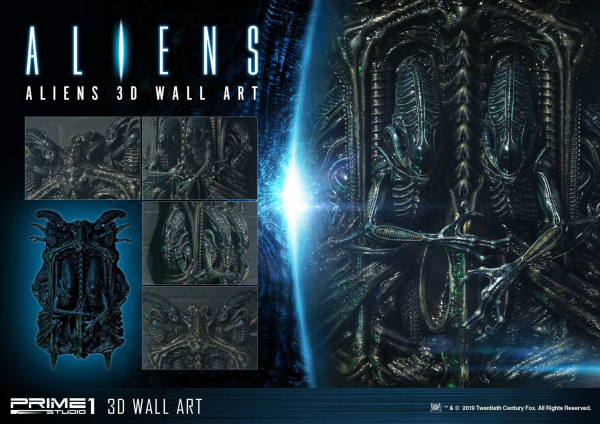 Prime 1 Studio 3D Wall Art Aliens (Film) Aliens 3D Wall Art(4562471908224)(4562471908224)