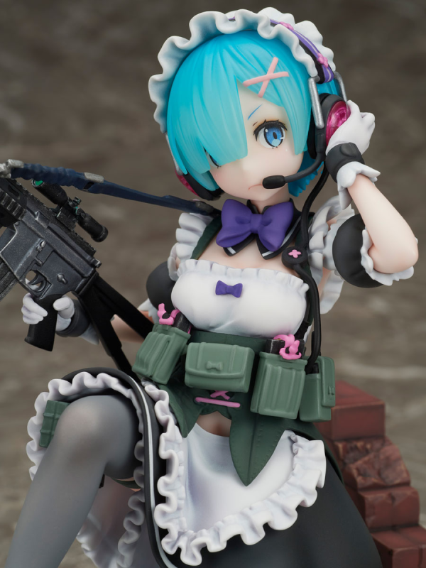 FURYU Corporation Re:ZERO -Starting Life in Another World- Rem Military ver. 1/7 Scale Figure