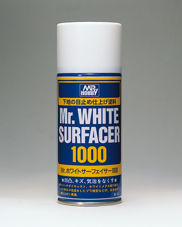 Mr Hobby Mr Surfacer Spray 1000 White