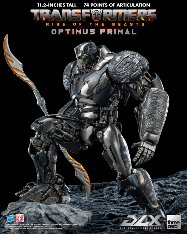 Three Zero Transformers: Rise of the Beasts - DLX Optimus Primal