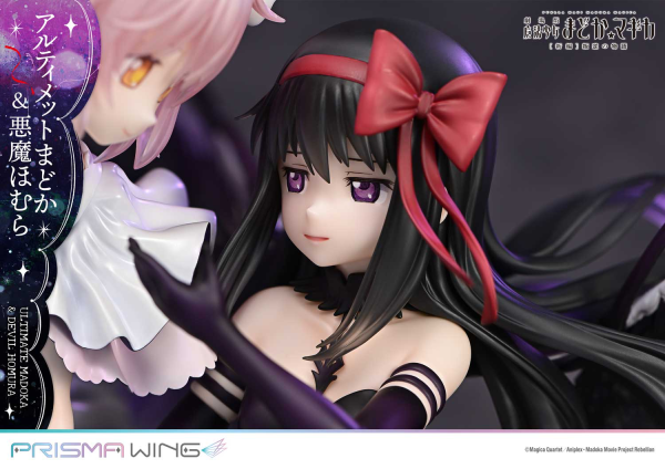 Prime 1 Studio  PRISMA WING Puella Magi Madoka Magica The Movie -Rebellion- Ultimate Madoka & Devil Homura 1/7 Scale Pre-Painted Figure(4582647120694)(4582647120694)