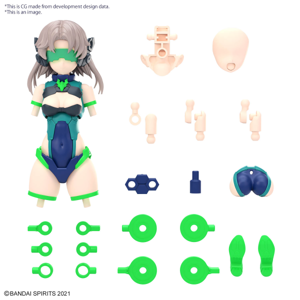 BANDAI Hobby 30MS OPTION PARTS SET 14 (SPOTTER COSTUME) [COLOR B] | 4573102674340