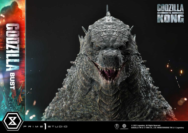 Prime 1 Studio Life Size Bust Godzilla vs Kong (Film) Godzilla Bonus Version | 4580708030975