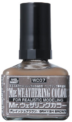 Mr Hobby Mr. Weathering Color - Grayish Brown | 4973028928914